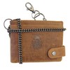 Baron of Maltzahn Men's Chain Wallet ABRAMOVICH brown genuine leather