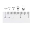 sourcing map 1.5mm Bearing Balls 304 Stainless Steel G100 Precision