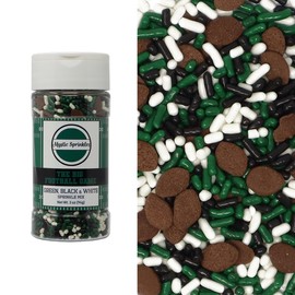 Mystic Sprinkles The Big Football Game Jimmy Mix 3oz Bottle (Green, Black & White 3oz)