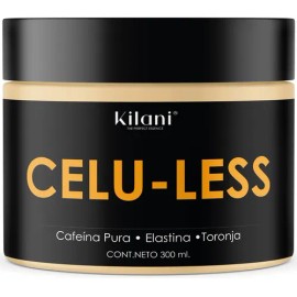 Celu-Less Crema de Celulitis Super Concentrada - Cafeína Pura, Elastina y Toronja - Reductor + Reafirmante - Flacidez - Piel de Naranja - Efecto Frío/Calor - Natural - 300 ml