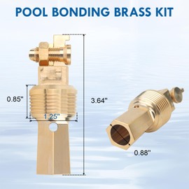 PB-2008 1" MPT Brass Pool Bonding Kit Replacement