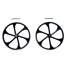 CDHPOWER 26" Aluminum Mag Wheels/Black/Bicycle Wheel/Rim - 66cc/80CC 2 Stroke Gas Motorized Bicycle