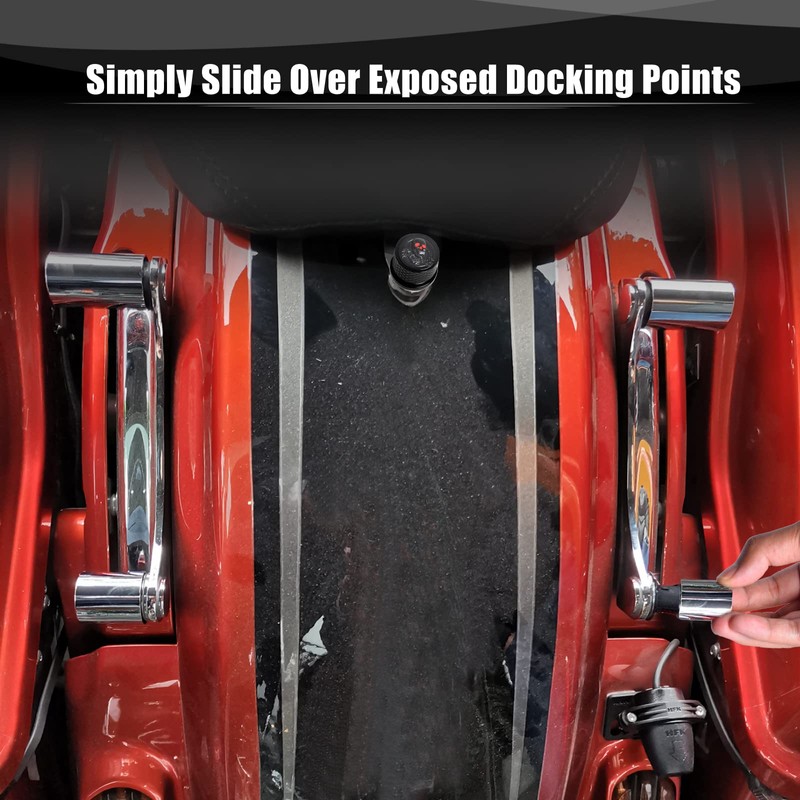Goldfire Motorcycle Docking Hardware Covers Kit Detachable Magnet Docking Point