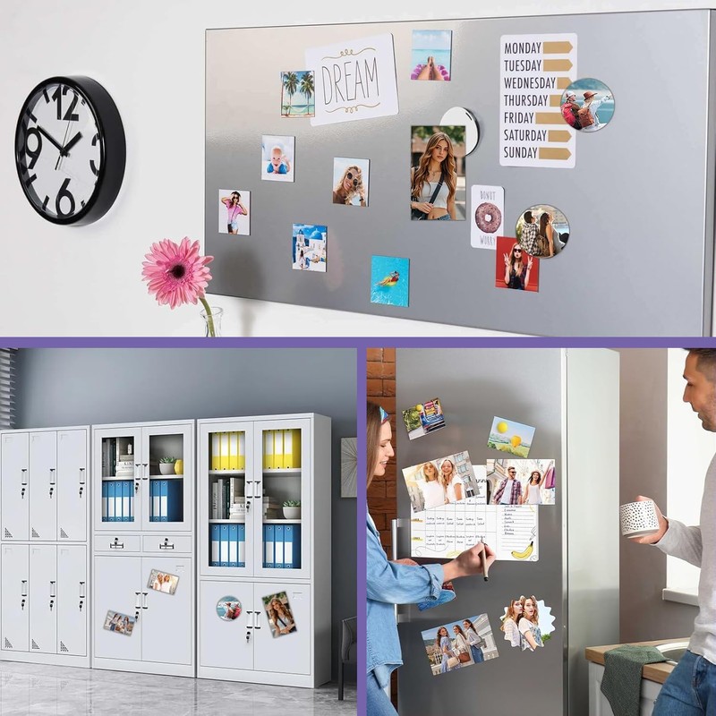 Matomtak Magnet Sheet A4 White 10-Piece Set 0.4mm Thick Printable