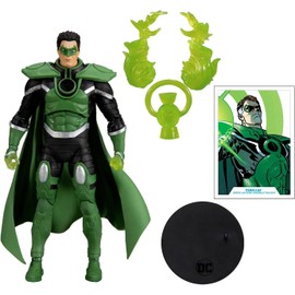 McFarlane Toys - 7-Inch Parallax Green Lantern Figure – DC Multiverse Figures – Based on DC Comics– Gold Label Hal Jordon Action Figure – 22 Moving Parts – Collectable Art Card Included