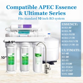 2-Set Pre-Filter Stage 1-3 Replacement Fit for Standard 10” and APEC Essence & Ultimate RO Water Filter System WFS-1000, RO-45, ROES-50, ROES-75, ROES-PH75, RO-90, RO-PH90, RO-Hi, RO-PERM, RO-Pump