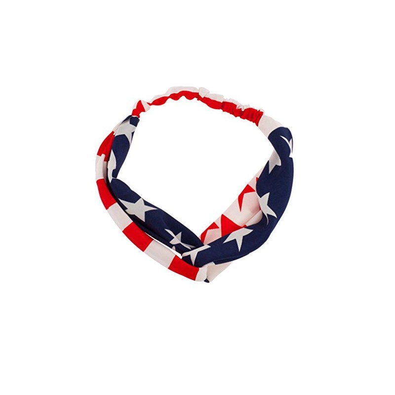 LUX ACCESSORIES American Flag July 4Th Independence Day Red White