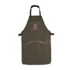 Top Grain Leather Canvas Apron Butcher Apron - Woodwork Apron