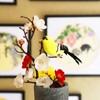 LWINGFLYER Artificial Birds Realistic 2 Pack Clip on Foam Feathered