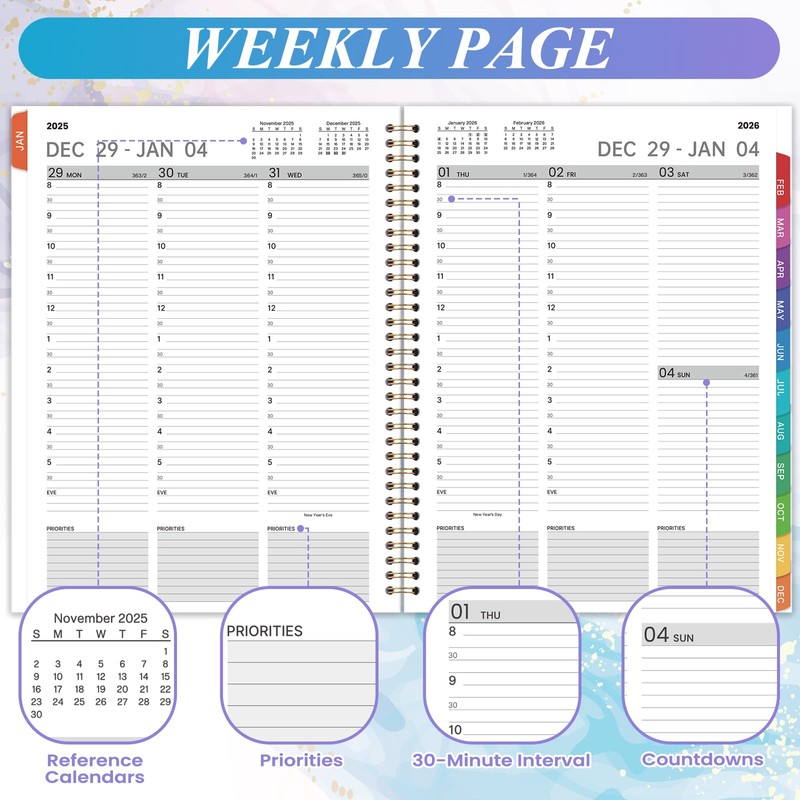 2026-2027 Appointment Book - Daily Planner 2026 from Jan. 2026
