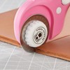 45mm Rotary Cutter with 5pcs Extra Blades, Ergonomic Handle Rolling
