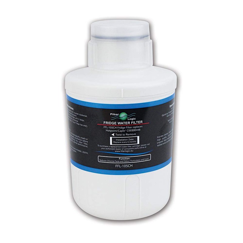 FilterLogic FFL-105CH Fridge Water Filter Compatible with CDA Fridge, Hotpoint