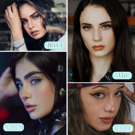 ZELORES 20G 18G Threadless Nose Studs for Women Men 316L Stainless Steel Monroe Lip Rings Labret Stud Push In Nose Ring Nostril Piecing Jewelry Opal CZ Flat Back Nose Stud 1.5mm 2mm 3mm(Silver-20G)