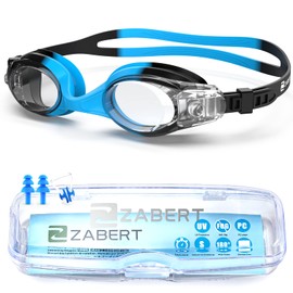ZABERT swimming goggles for children, professional swimming goggles for teenagers, children, children, boys, girls, junior, toddlers, 0-14 years - anti-fog UV protection