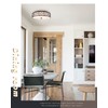 VICNIE 2 PK Flush Mount Ceiling Light Fixture, 12 Inch