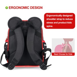 Voikukka Cute Little Girls Kid Backpack Mini Mouse Backpacks for Toddler Girl Backpack Small Kids Backpack Preschool Backpacks Toddler Bookbag Children Travel Mini Backpack