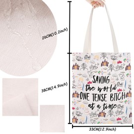 TSOTMO Massage Therapist Gift Masseuse Gift Spa Gift Self Care Relaxation Gift Massage Therapy Tote Bag LMT Gift (at a time)