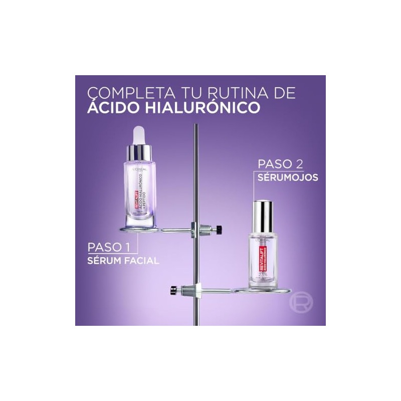L'Oréal Paris Kit Ácido Hialurónico: Sérum Rostro + Sérum Ojos,