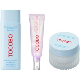 TOCOBO Luminous Lift Collagen Set Kit de Skincare Coreano con Protector Solar, Crema Hidratante y Tratamiento Iluminador Rutina Antiedad con Colgeno, cido Hialurnico y Ceramidas Piel Firme y Radiante
