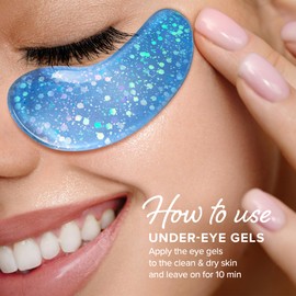 MAREE Eye Gels - Pads Under Eye Patches for Puffy Eyes and Dark Circles with Collagen & Hyaluronic Acid - Anti Wrinkles Under Eye Masks Skincare Treatment for Puffiness & Bags - Parches Para Ojeras