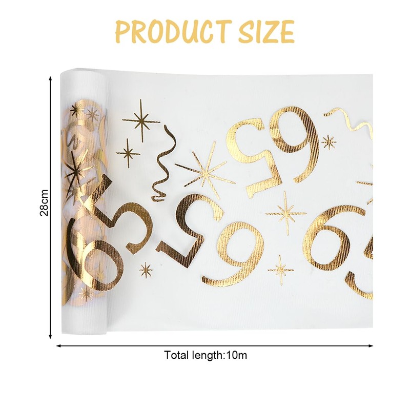 Gold Table Decoration, Birthday Decoration, Table Runner, Table Runner for