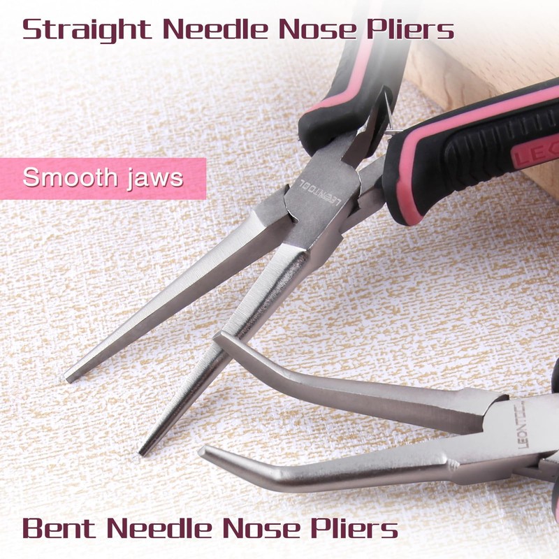 LEONTOOL 2 Piece Tip Leads Pliers, Tapered Pliers, Set of