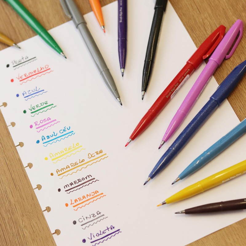 Pentel Brush Sign Pen Blue/Violet