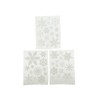 Kaemingk Snowflake Reusable Christmas Window/Craft Stickers - 42 various sizes-
