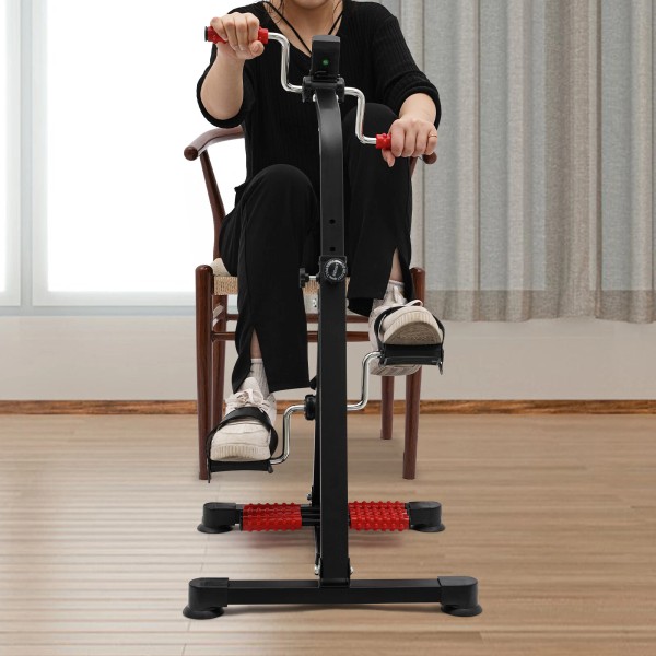 Unbranded Black Pedal Exerciser Bike, Fitness Bike, Exerciser Bike w/LCD