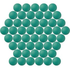 Jedulin 40MM Ping Pong, 50 Pack Assorted Colored Tennis Balls Multi Color Plastic Balls Fun Beer Ping Pong Bulk, Arts and Craft, Party Decoration, Cat Balls (Dark Green)