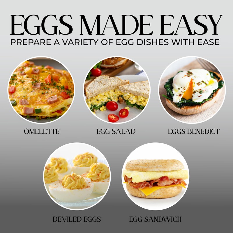 COOK WITH COLOR 350W Electric Double Layer Egg Cooker -
