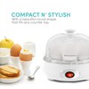Elite Gourmet EGC007CHW Easy Electric 7 Egg Capacity Cooker, Poacher,
