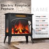 R.W.FLAME Electric Fireplace Heater 24" with Remote Control, Upgrated, Adjustable
