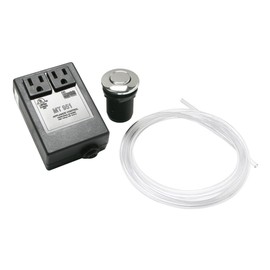 Classic Touch Waste Disposer Air Switch with Round Style Push Button Finish: Antique Copper