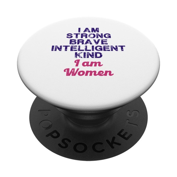 Women Strong Brave Intelligent Kind PopSockets Swappable PopGrip