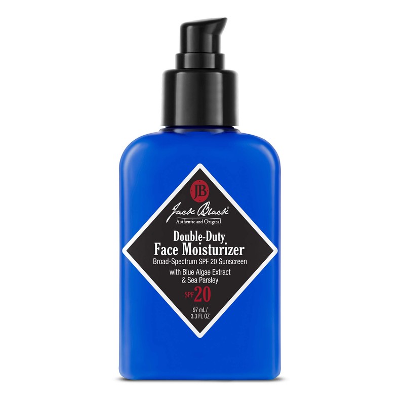 Jack - Hidratante facial doble de color negro SPF 20,