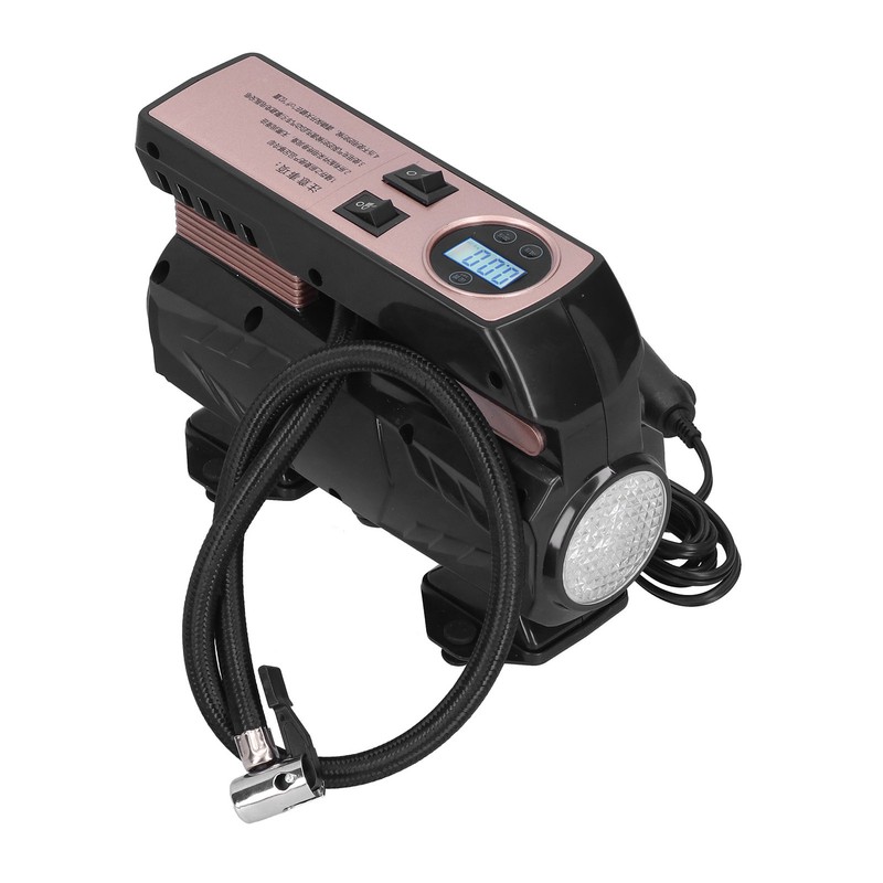 Portable Auto Air Pump Compressor Tire Inflating Tool with 3