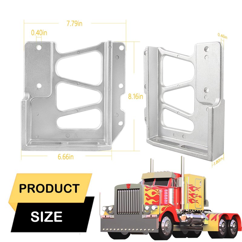 13-04286L &13-04286R Pair Hinge Hood Upper Pivot Bracket Kit Fit