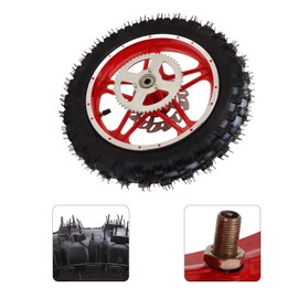 Pit Bike Rear Wheel,pit bike rim 10 inch pit bike rim wheel 2.5‑10in Rear Wheel Rim Tyre Assembly Nonslip Wearproof for Off Road Motorcycles Dirt Pit Bikes