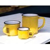 Abbott Collection Enamel Look Stoneware Mug, Yellow