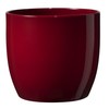 Soendgen Ceramic Flower Pot, Basel Full Colour, Clay, Bordeaux, 14