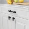 Amerdeco 10 Pack Matte Black Cabinet Pulls 3 Inch(76MM) Hole