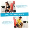 Mipcase 3 Pairs Gym Strap Hand Grip Gloves for Weightlifting