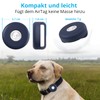 SUPMEGA AirTag Hundehalsbandhalter, [Slide on Collar] [Nicht baumeln] Kompakte Schutzhülle