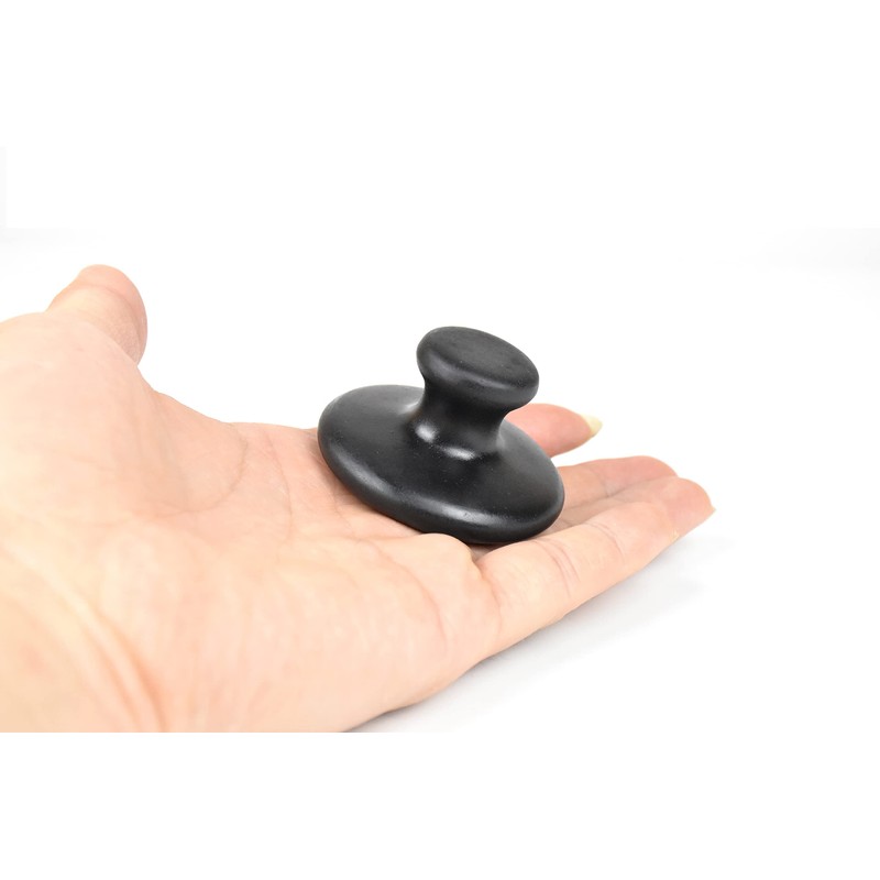 Windfulogo 2 Pcs Mushroom Shape Massage Stone Spa, Natural Sacred