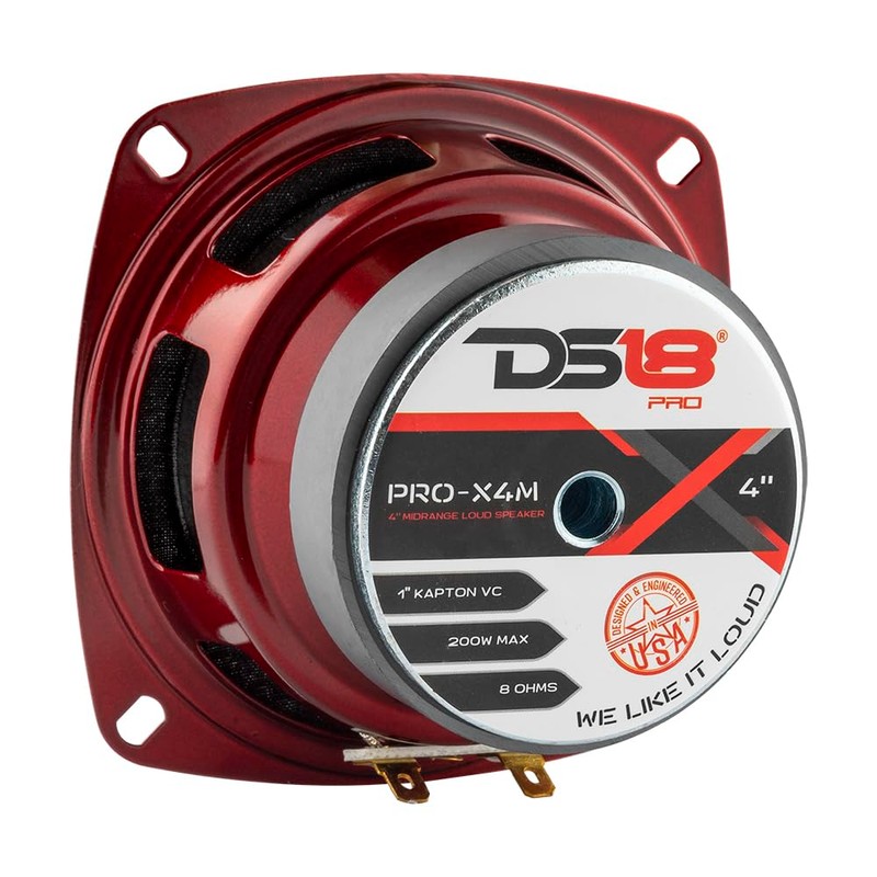 DS18 PRO-X4M PRO Series 4" Midrange Loudspeaker 200W Max -