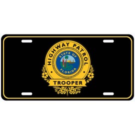 Florida Highway Patrol Aluminum flat novelty car license plate