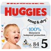 Huggies Size 5 Diapers, Snug & Dry Baby Diapers, Size