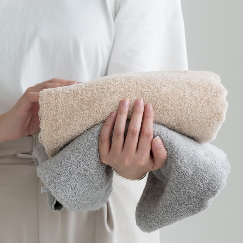 Christy Pimlico Silver Bath Towels, Set of 2, 100% Cotton,
