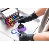 FRAMAR Black Nitrile Gloves Small – Black Disposable Gloves Small,